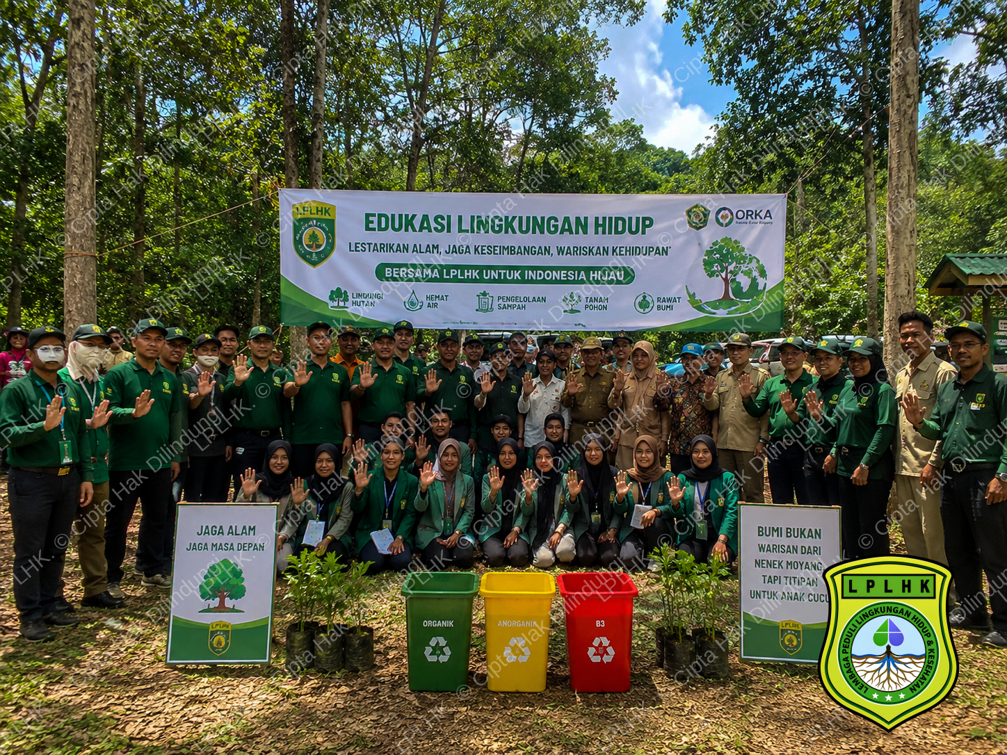 Edukasi lingkungan hidup bersama LPLHK