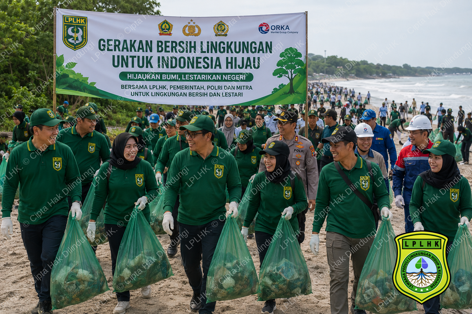 Gerakan Bersih Lingkungan untuk Indonesia Hijau