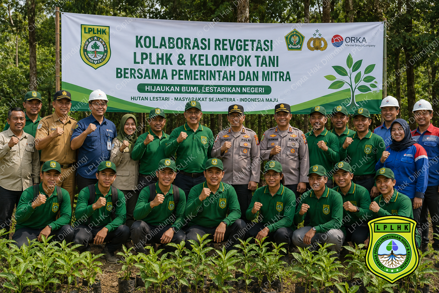 Edukasi lingkungan hidup bersama LPLHK