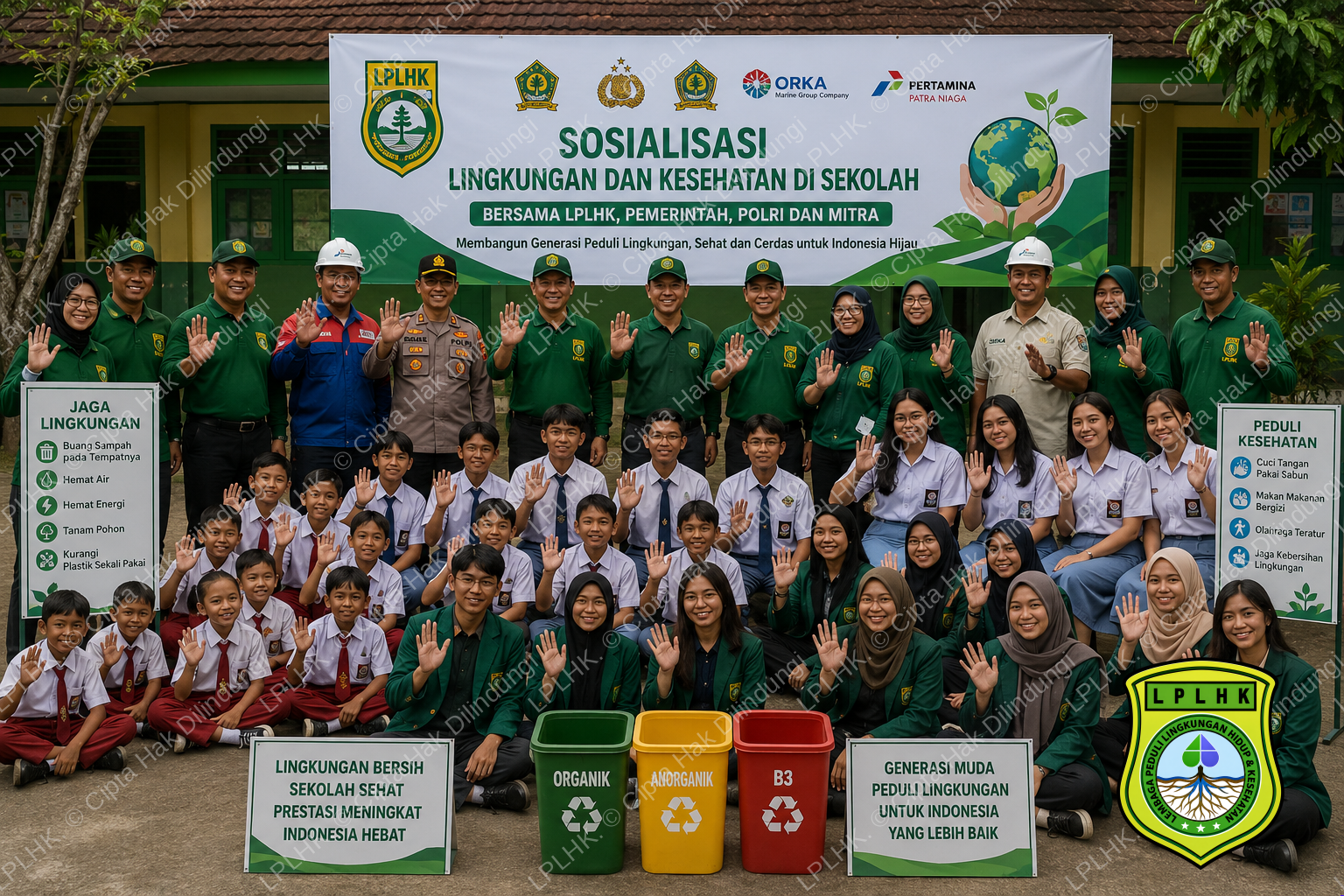 Sosialisasi Lingkungan dan Kesehatan di Sekolah
